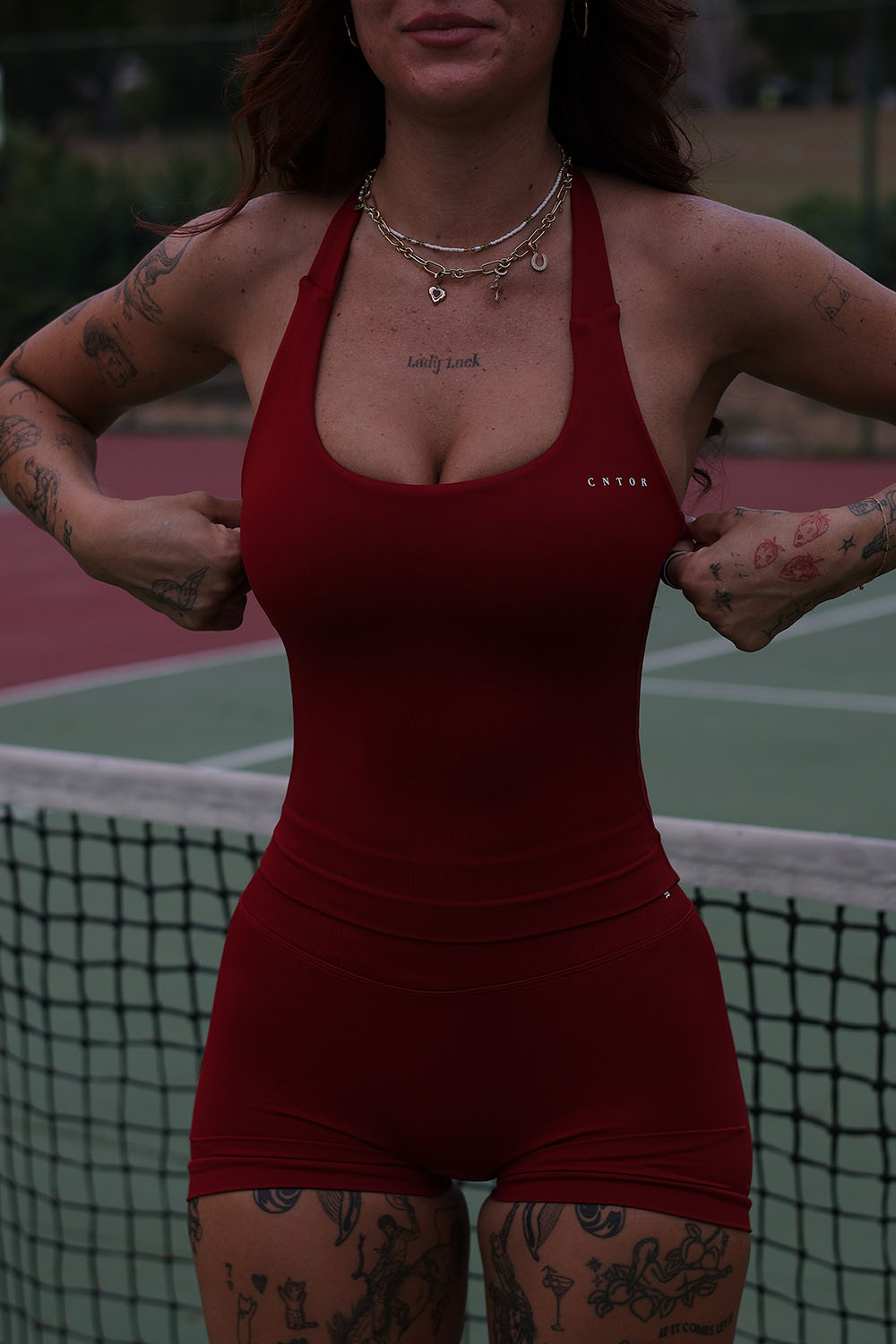 Cherry Longline Halter