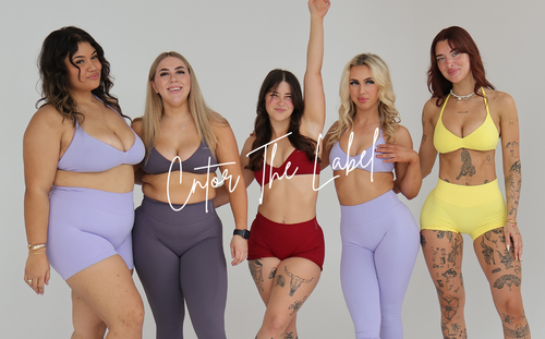 Group of women in CNTOR seamless activewear sets, promoting confidence and movement.